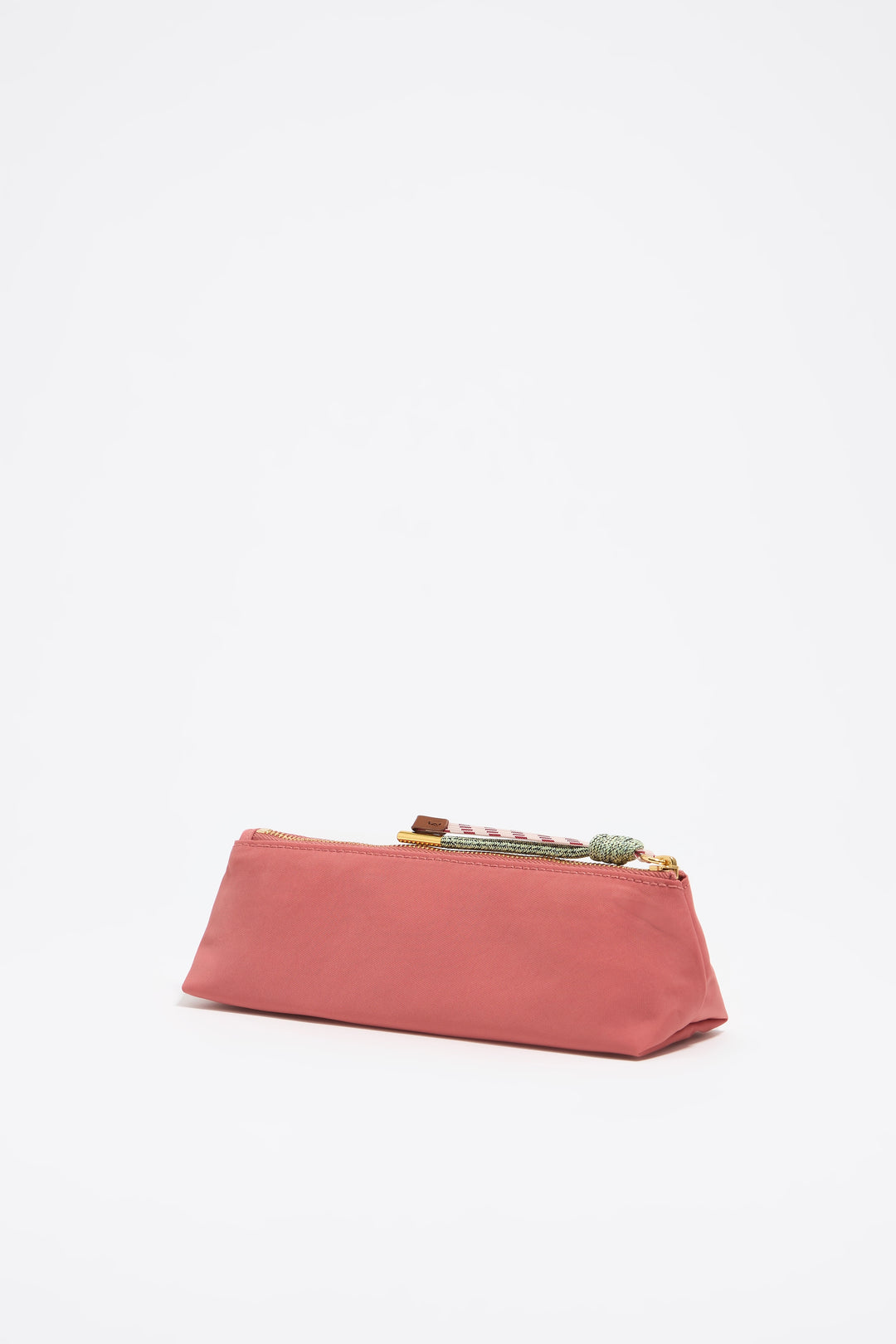 Pink nylon make-up case