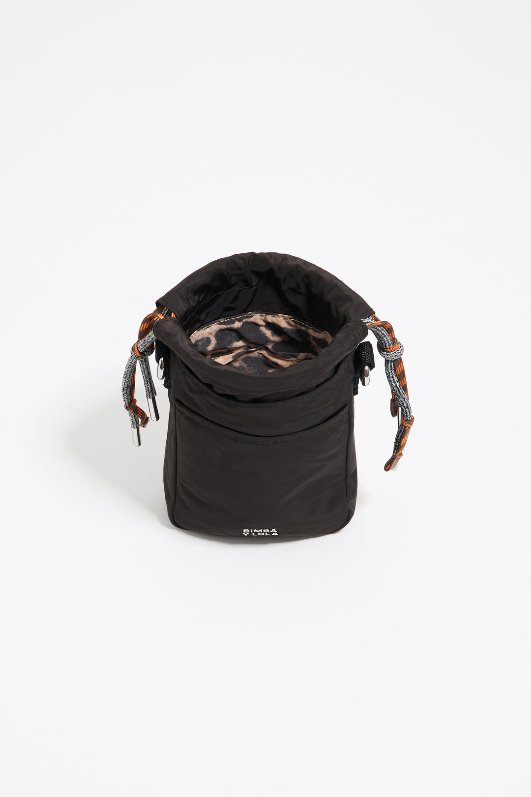 Black nylon mini bag