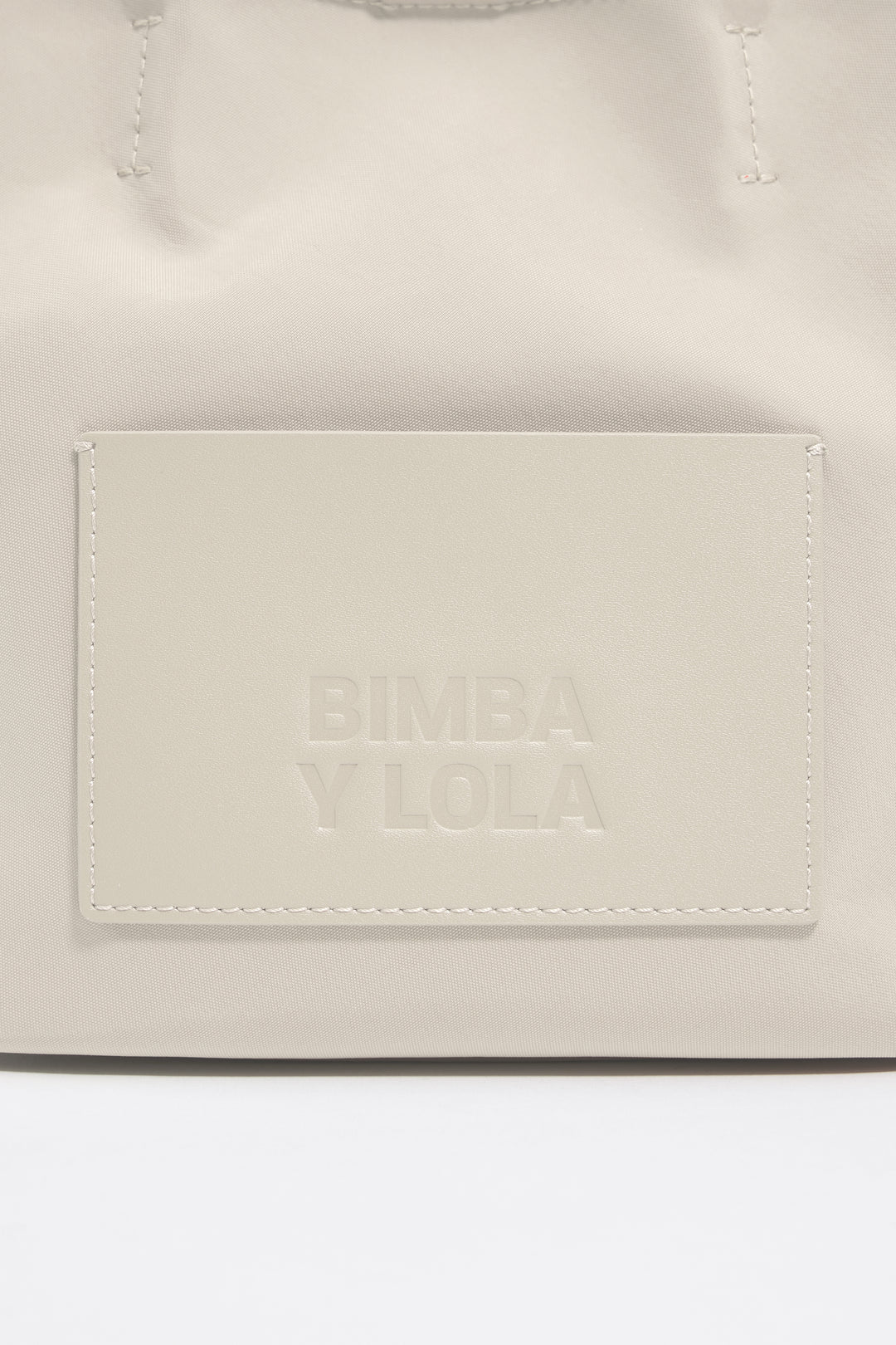 Small stone white nylon Chihuahua bag