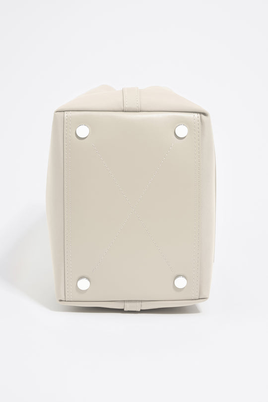 Small stone white nylon Chihuahua bag