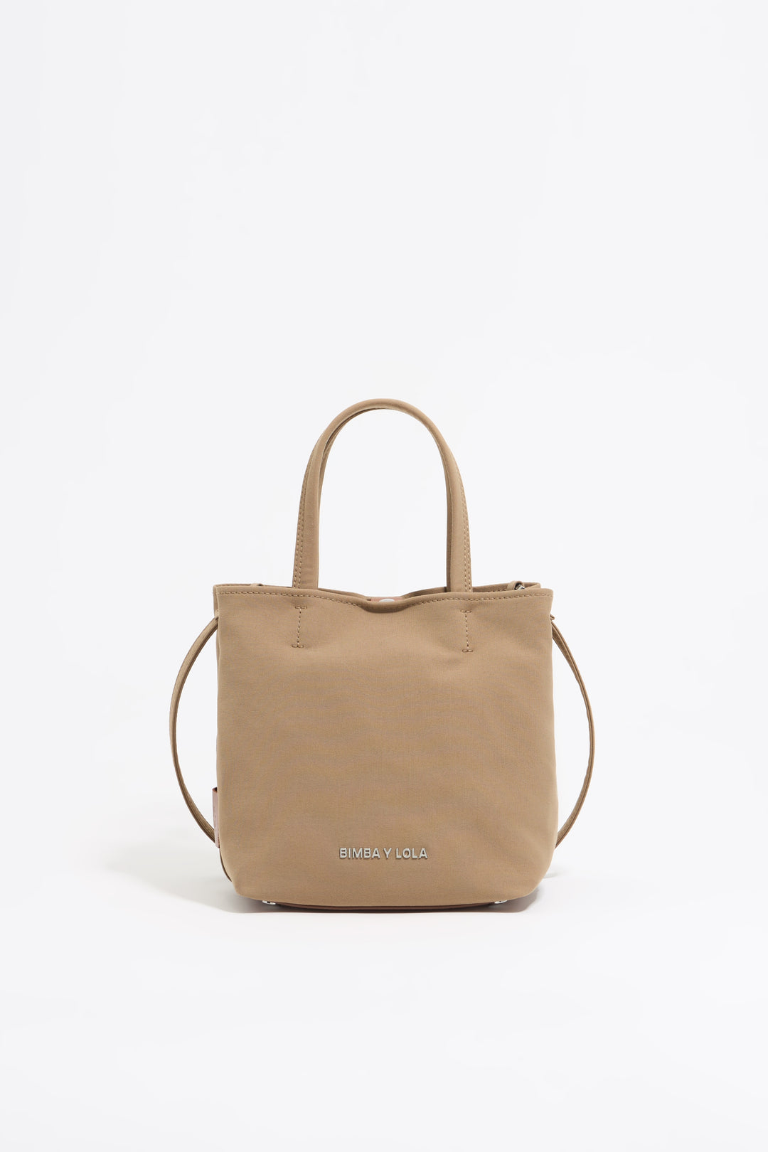 Small camel gabardine Chihuahua bag - MYHOLDAL LEBANON