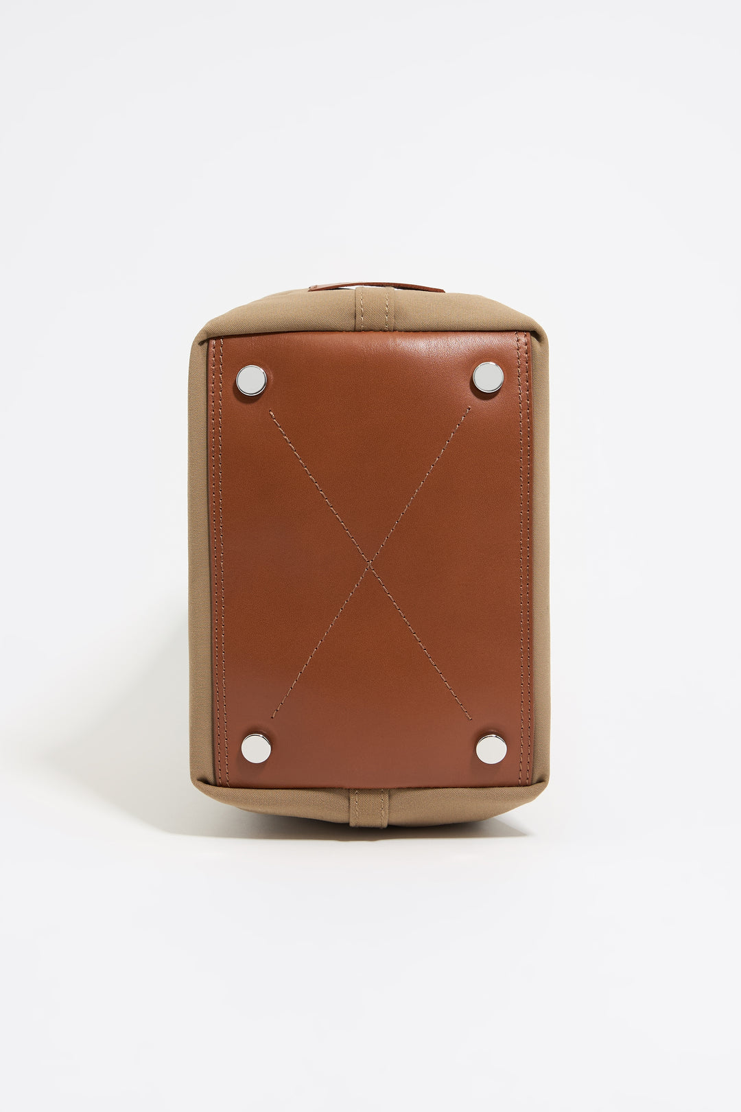 Small camel gabardine Chihuahua bag