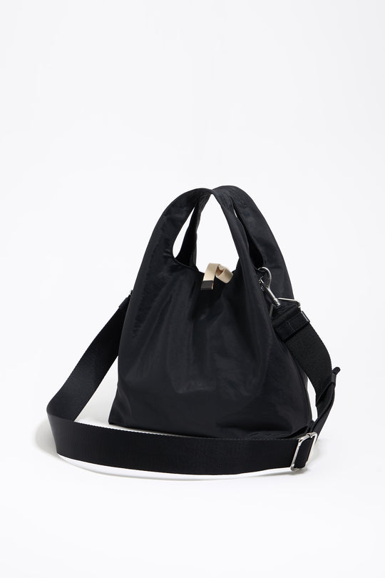 Medium black nylon Paper bag