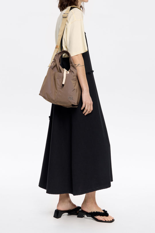 Medium mink nylon Paper bag
