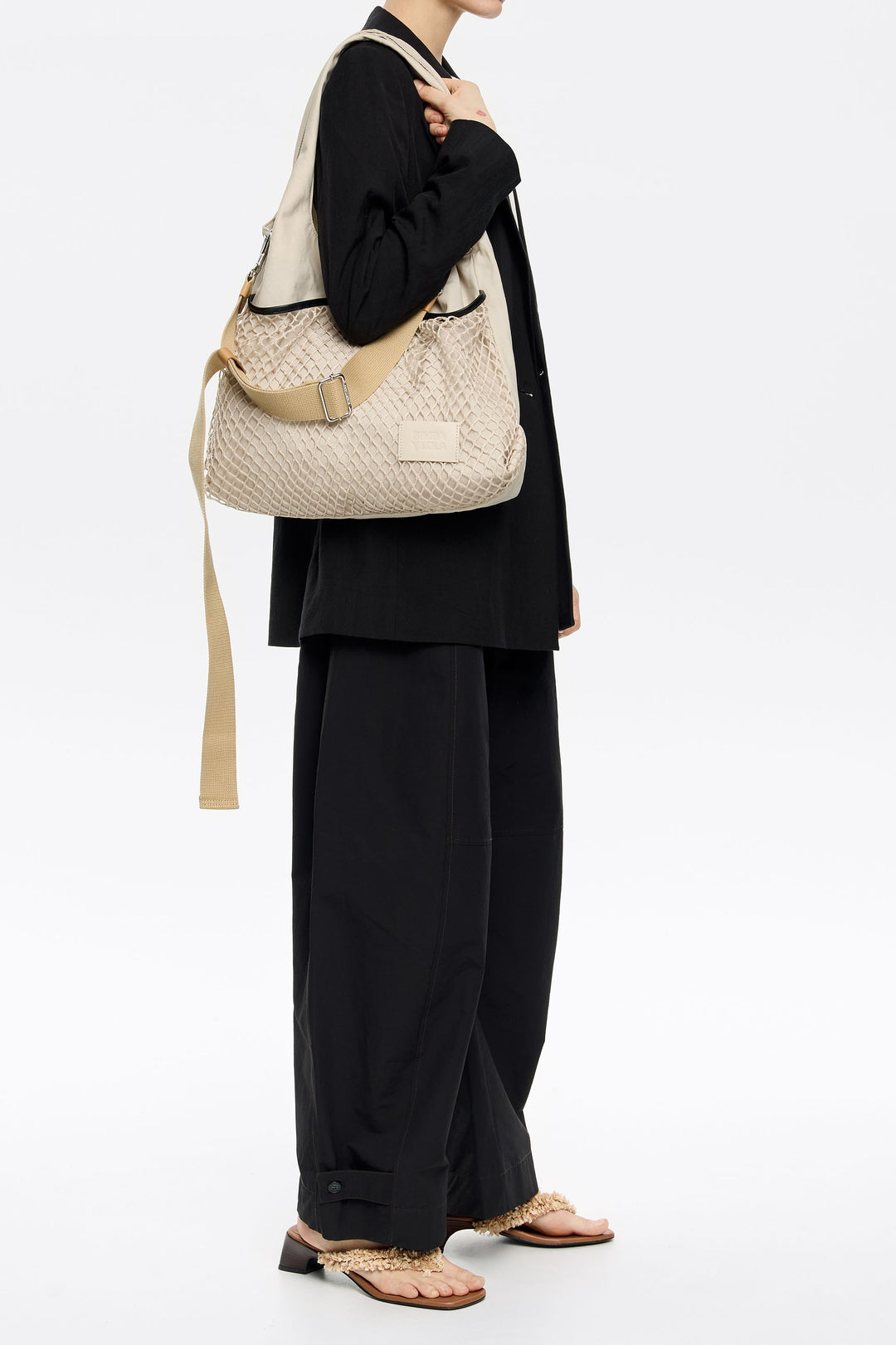 Large stone white nylon Paper Bag
