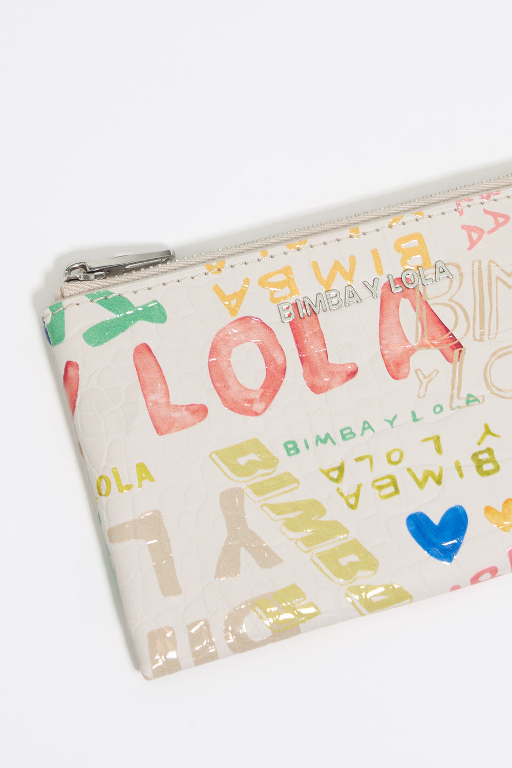 Ivory BIMBA logos print coin purse