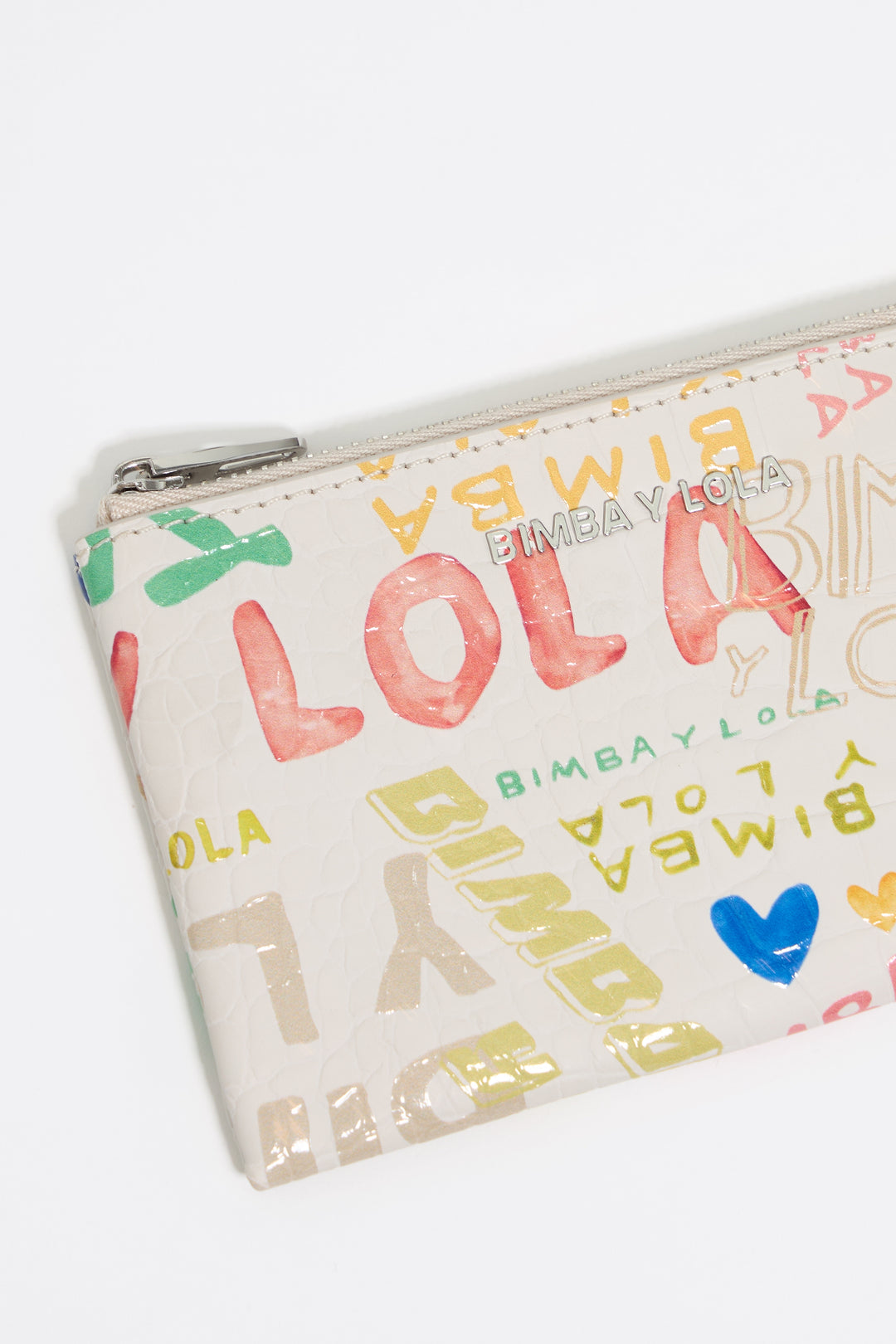 Ivory BIMBA logos print coin purse