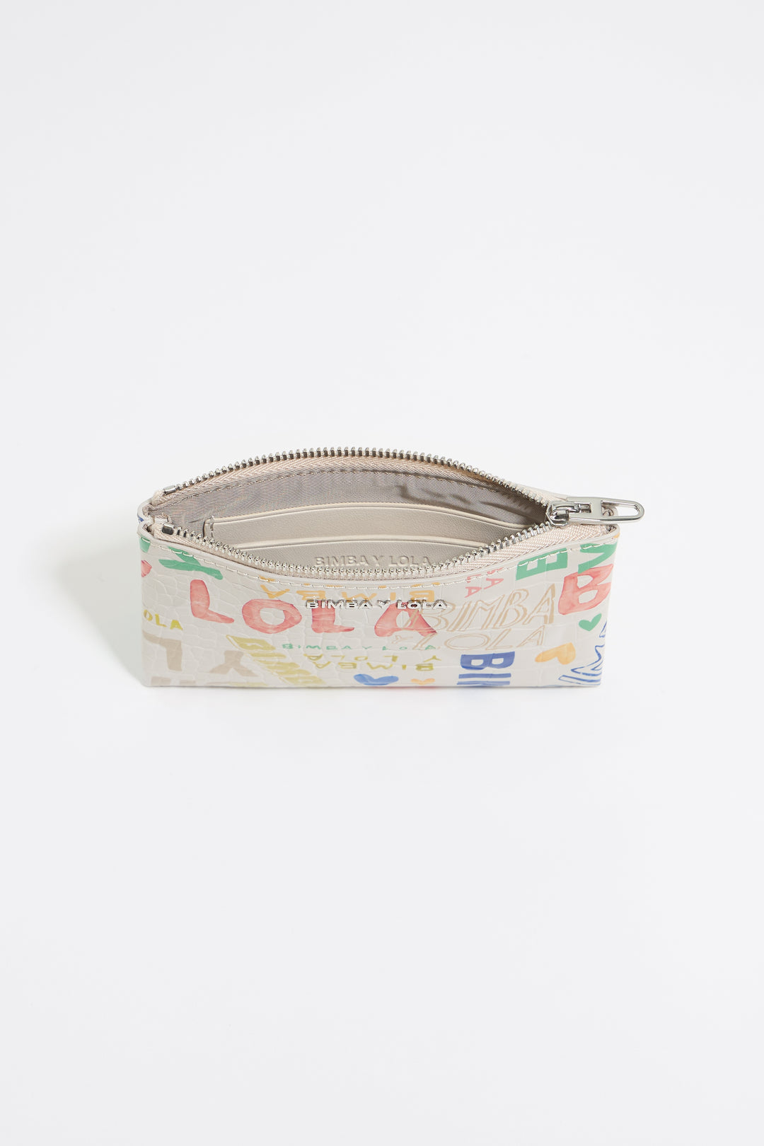 Ivory BIMBA logos print coin purse