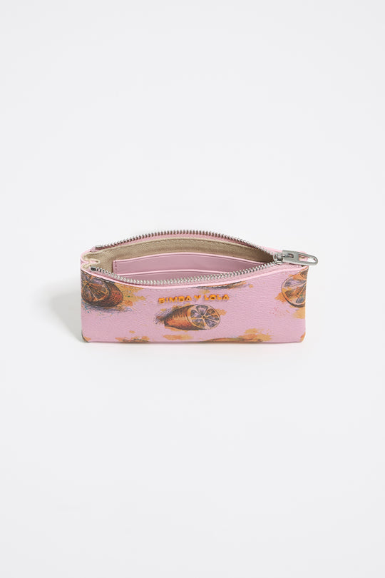 Lemons pink coin purse