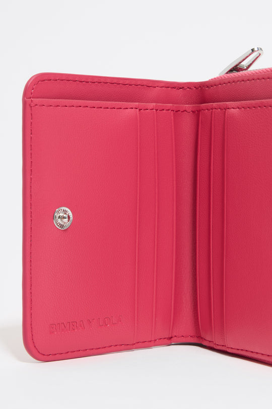 Leopard pink coin purse