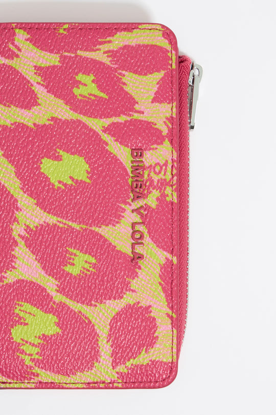 Leopard pink purse