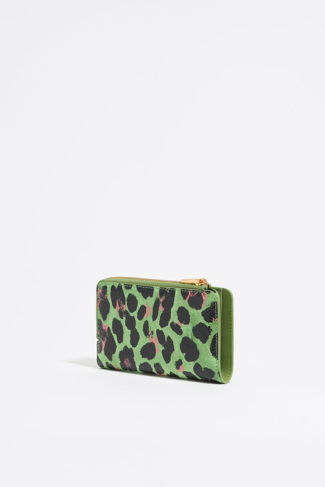 Green Leopard purse