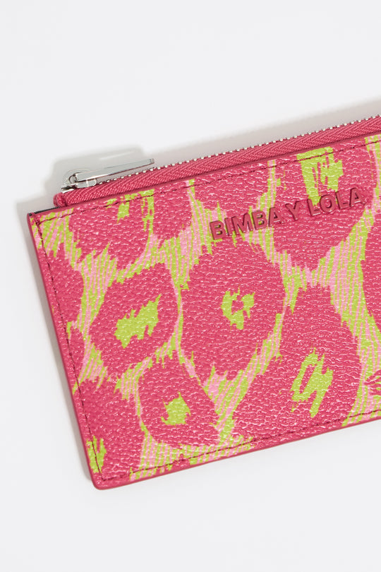 Leopard pink purse
