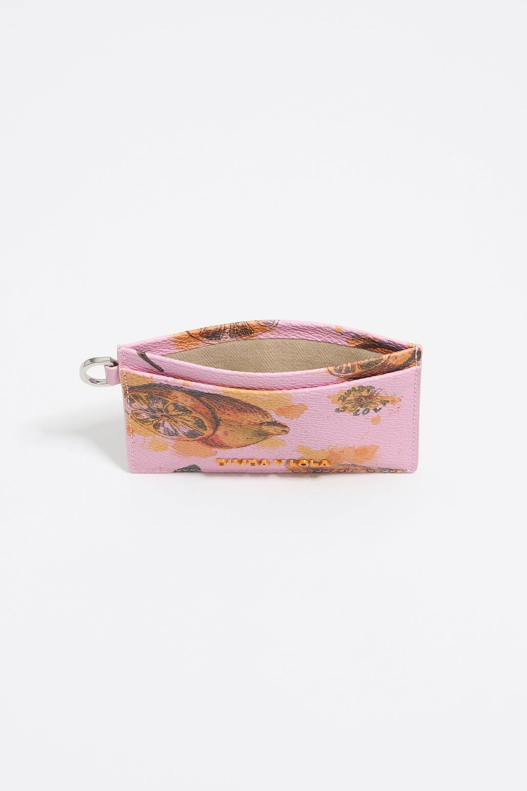 Lemons pink card holder