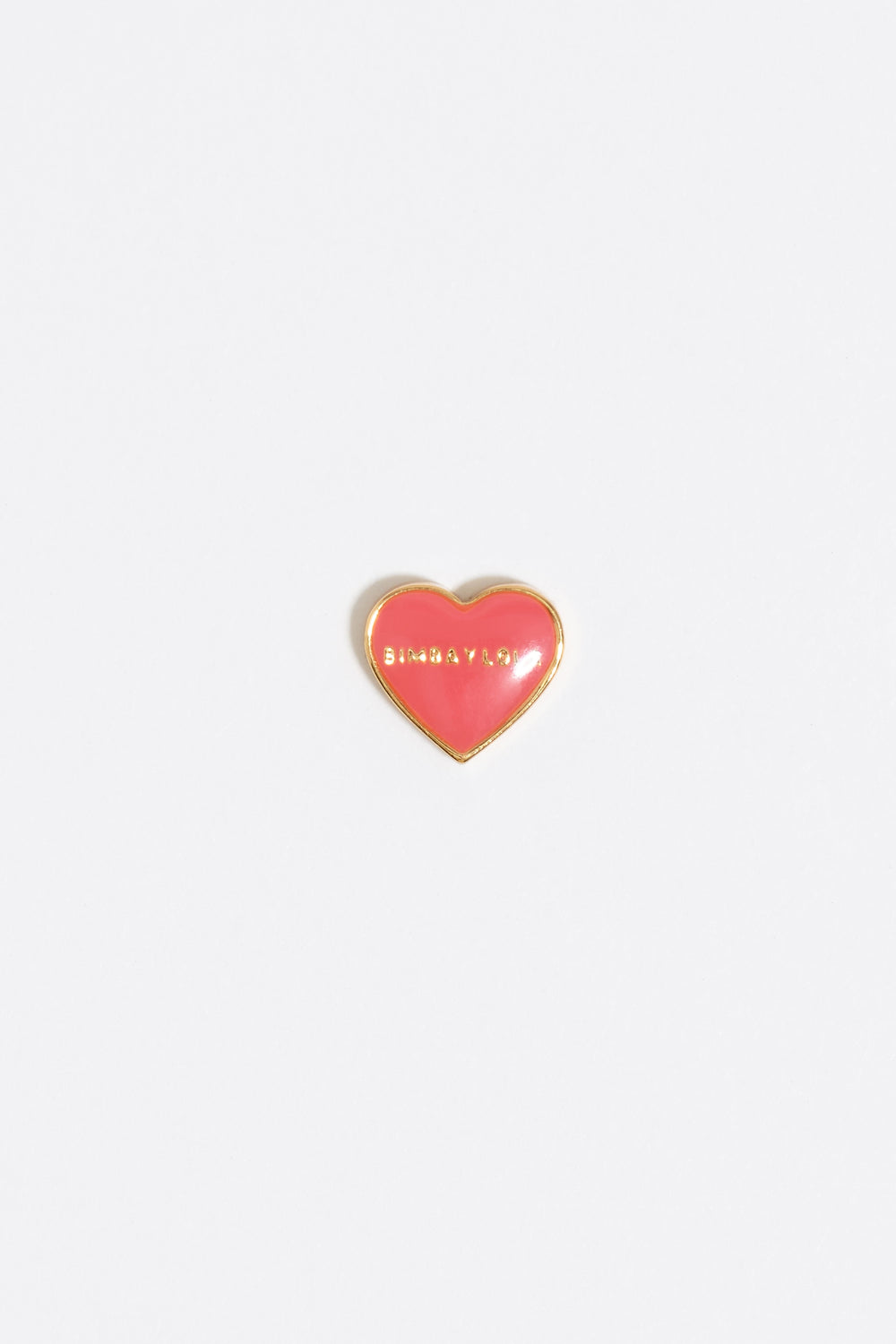 Red and gold heart earrings