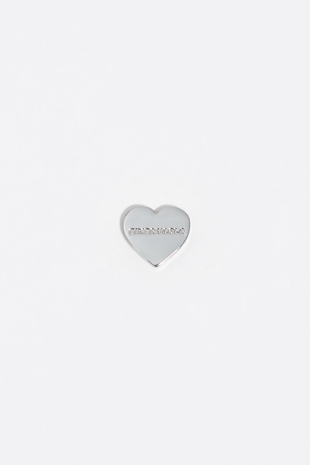 Silver heart earrings