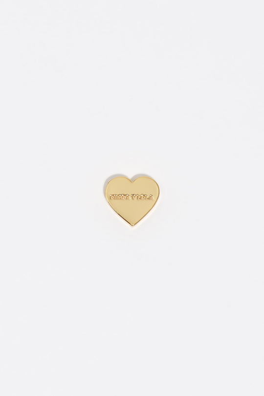 Golden heart earrings