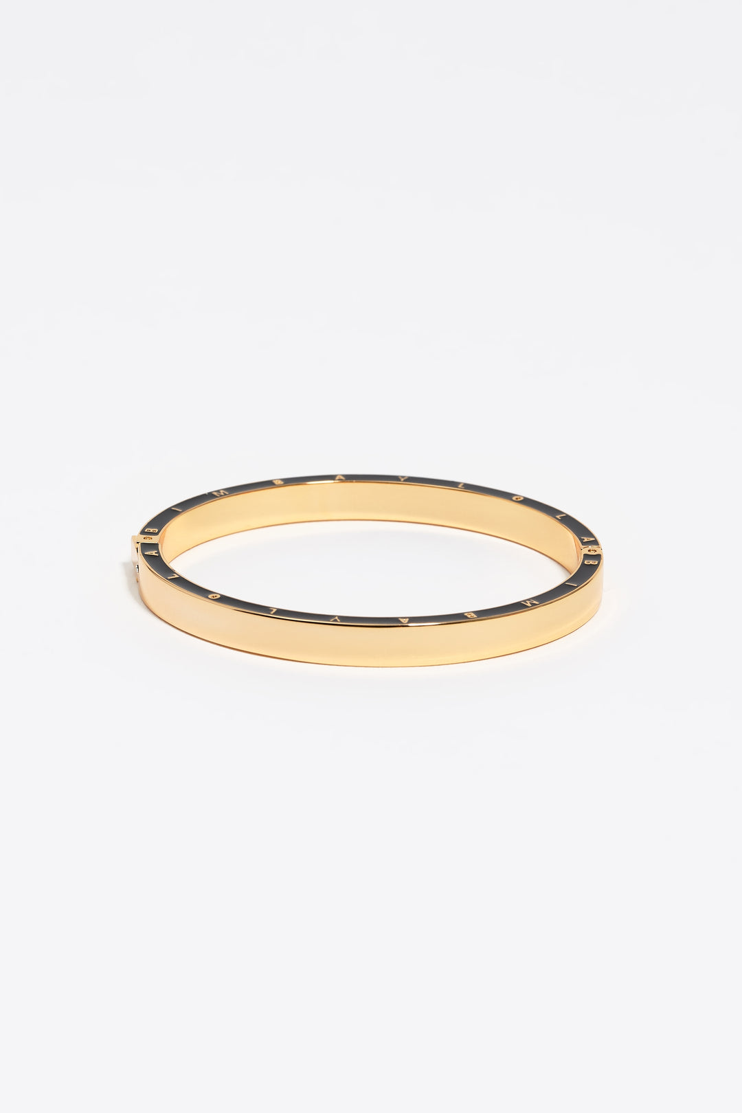 Black logo bracelet