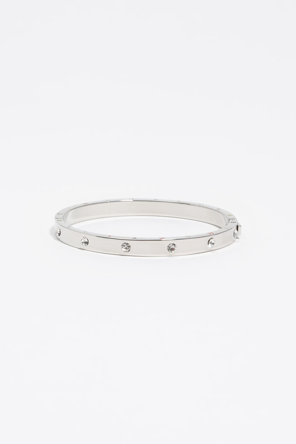 Silver crystals bracelet