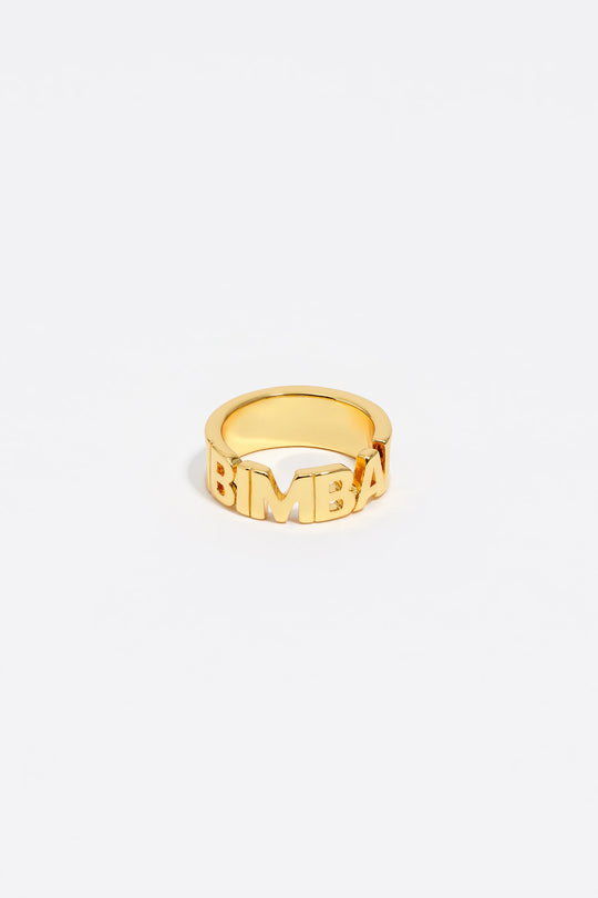 Ivory logo ring