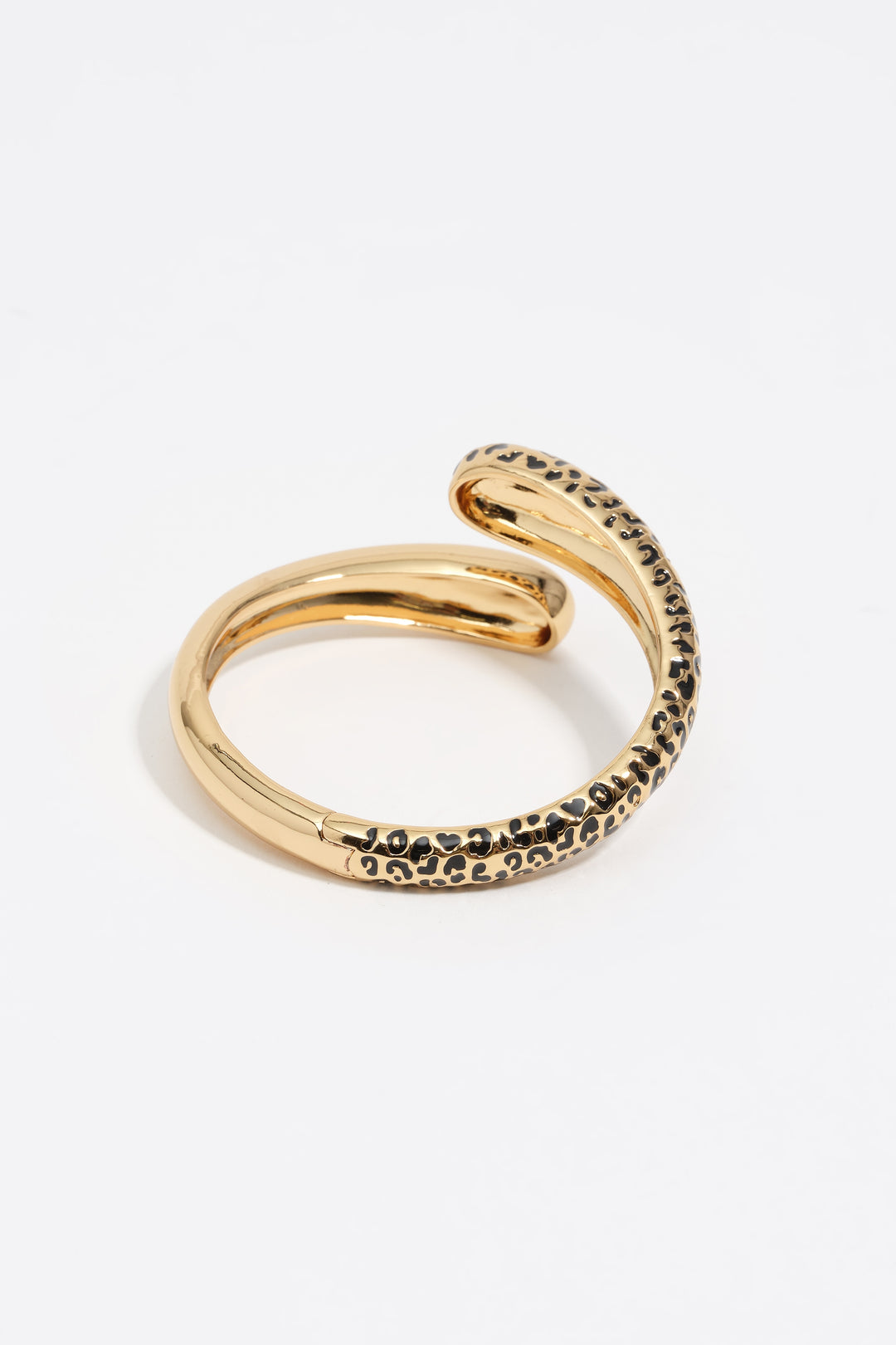 Black animal print bracelet