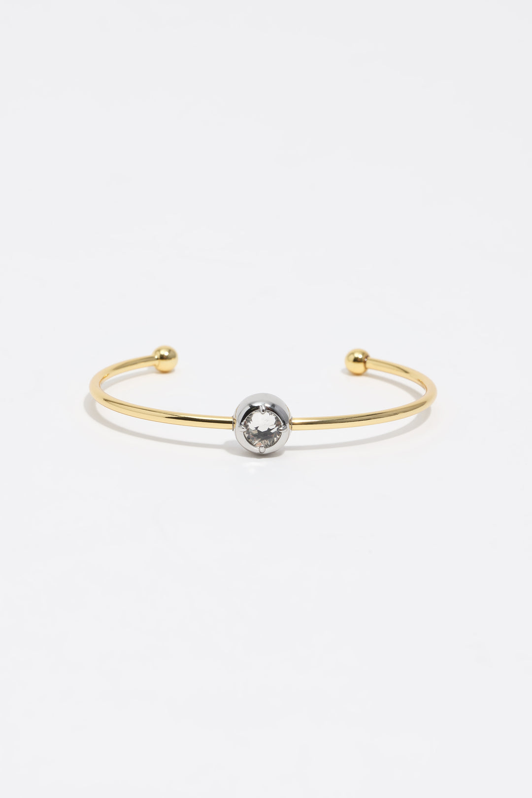 Two-tone crystal bracelet