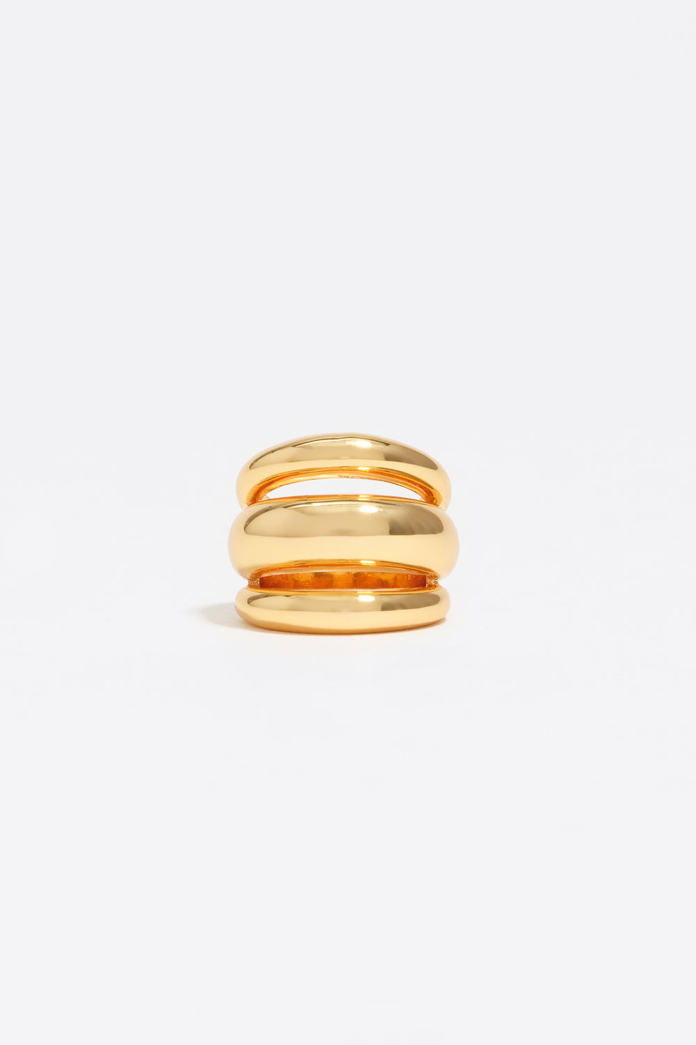 Golden bands ring