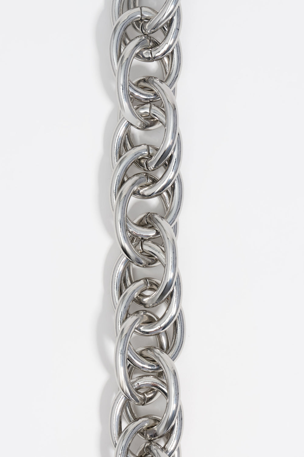 Silver maxi chain necklace