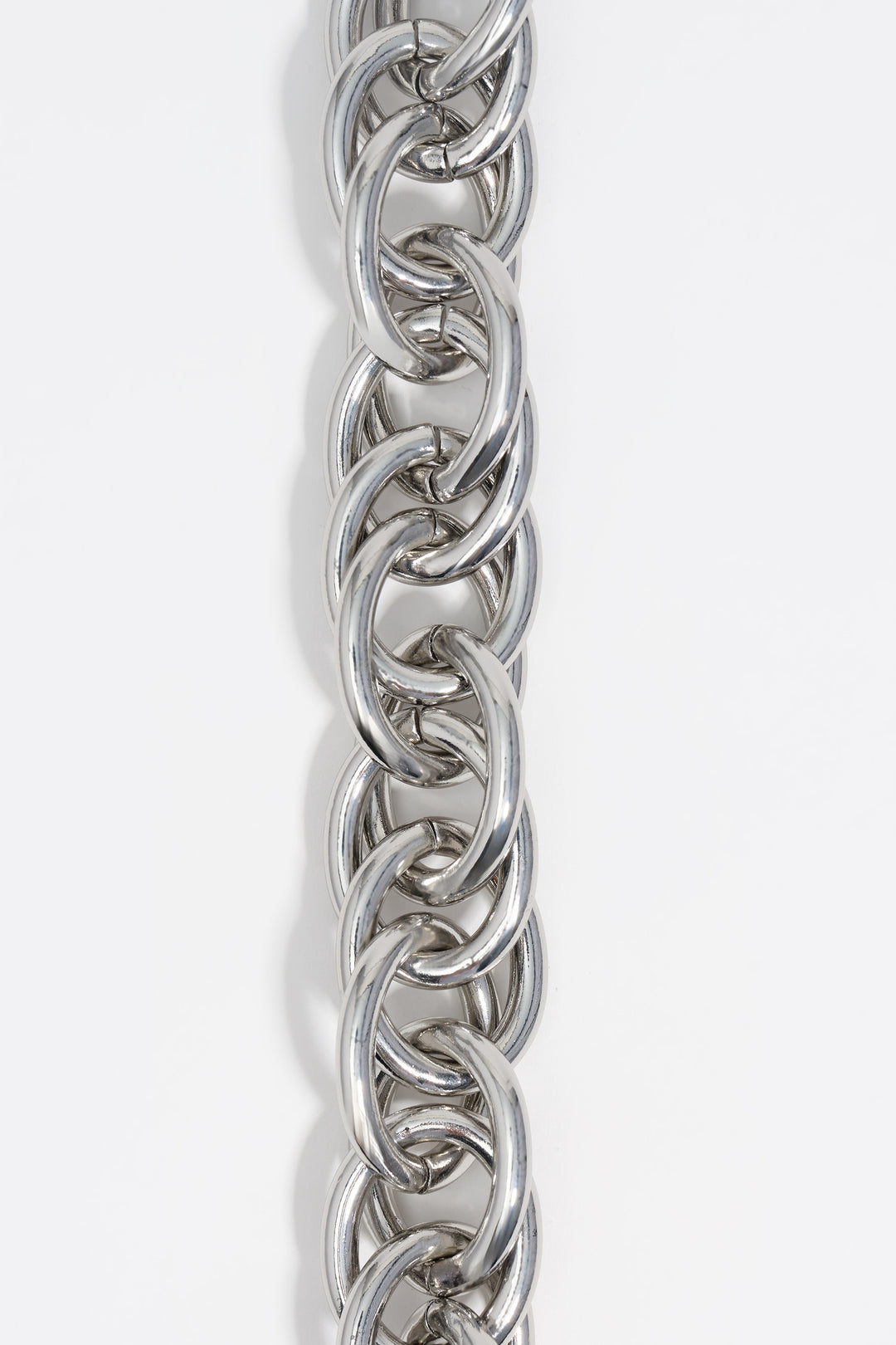 Silver maxi chain necklace