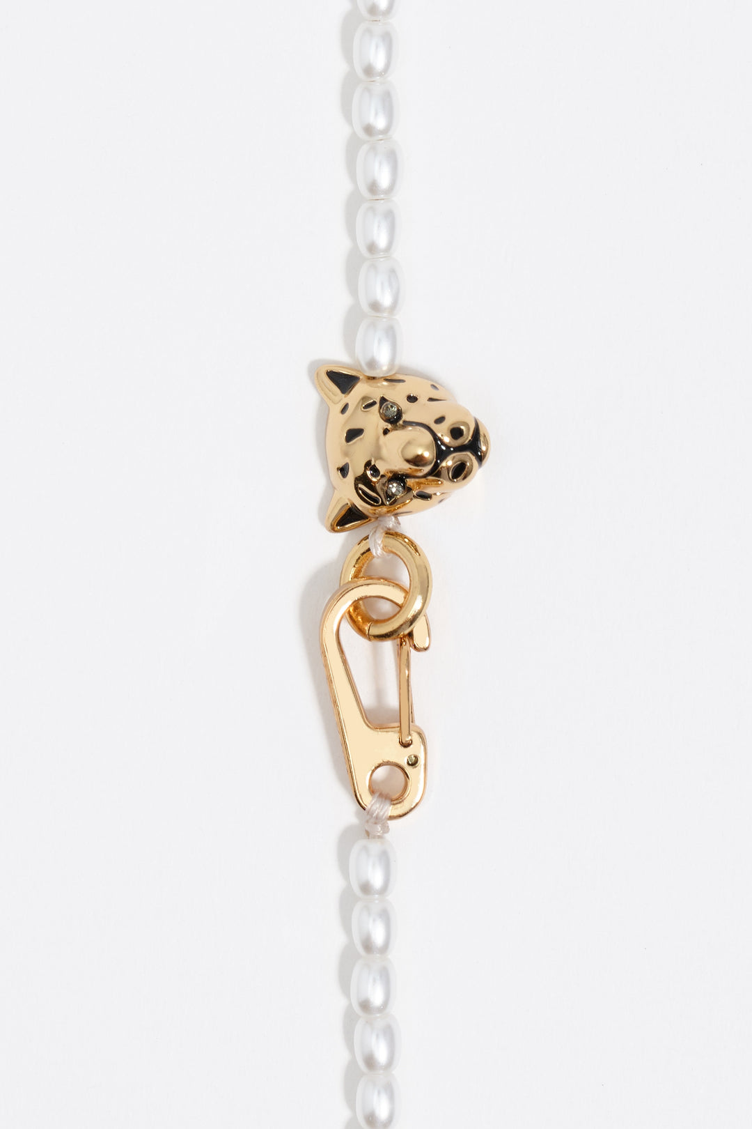 Panther pearl necklace