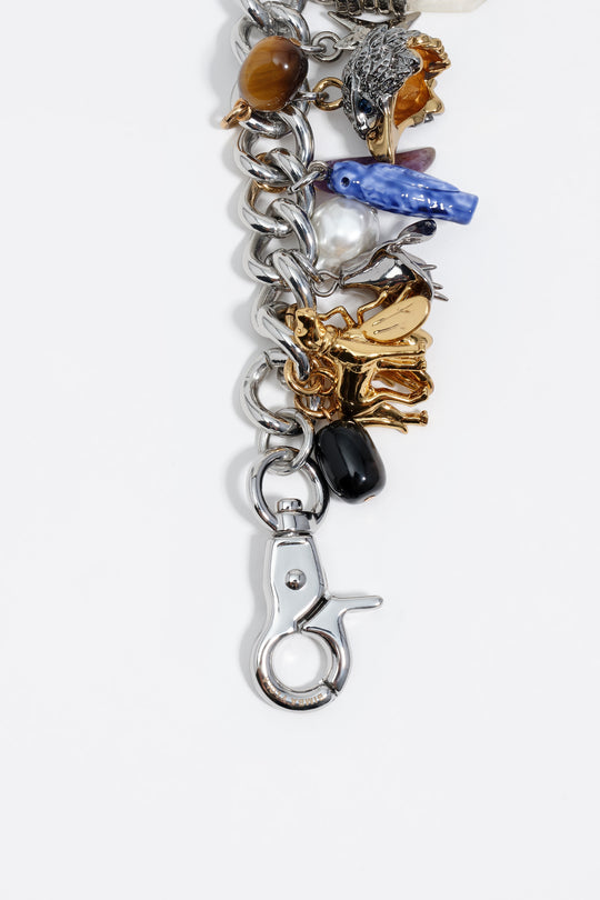 Multi-charm chain bracelet