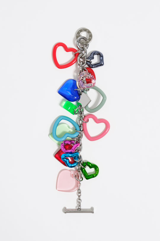 Multicolor hearts bracelet