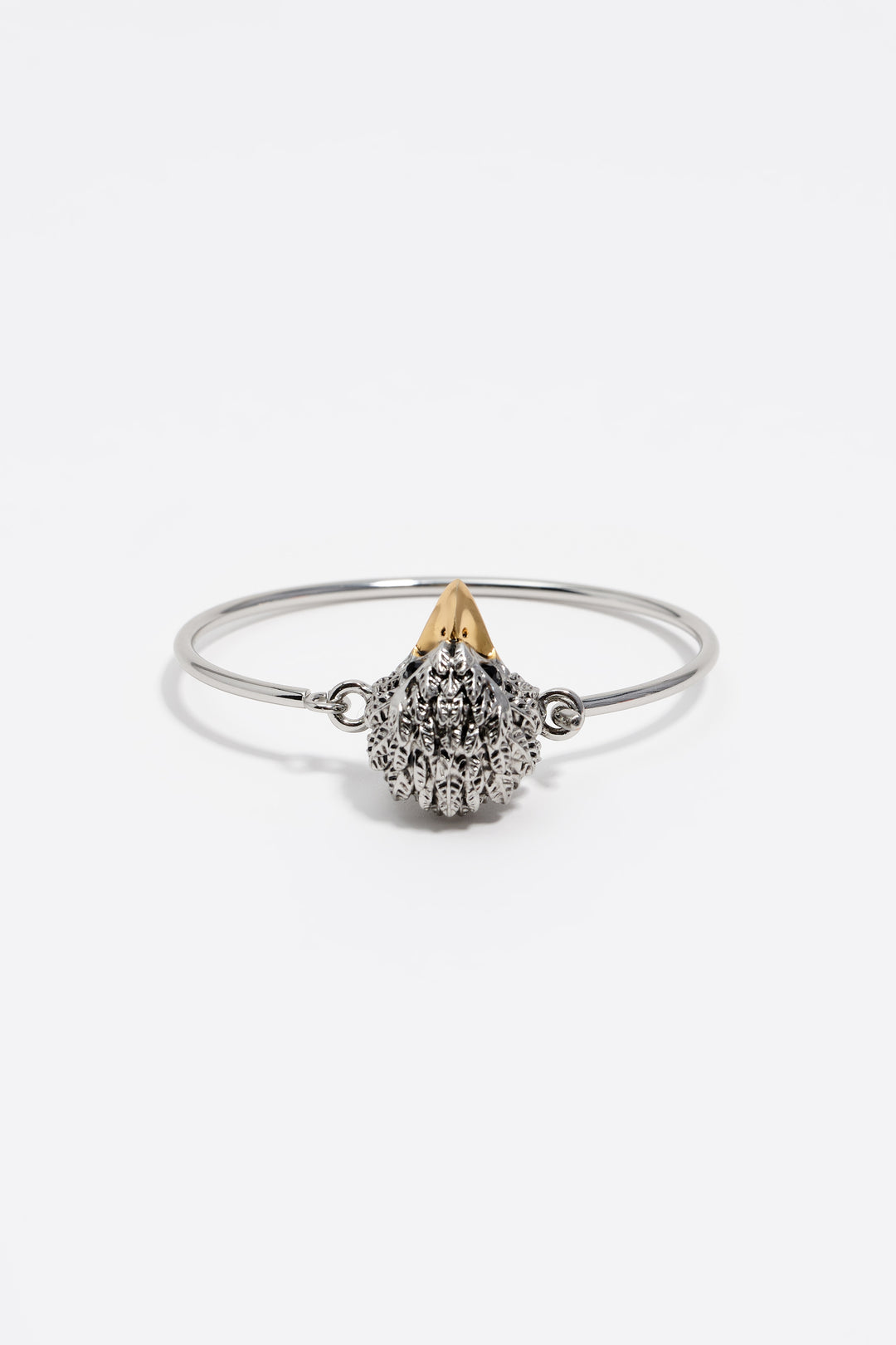 Silver eagle rigid bracelet