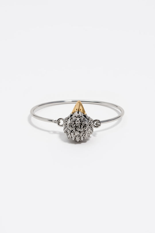 Silver eagle rigid bracelet