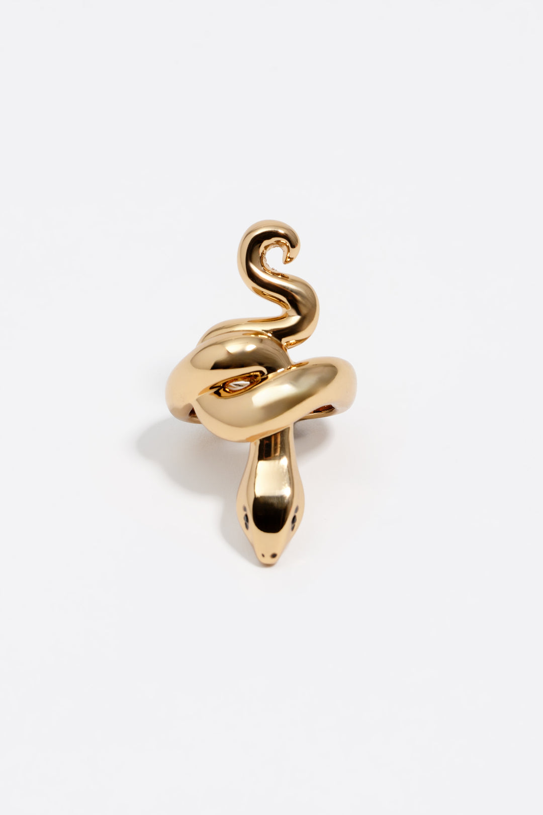 Gold snake ring