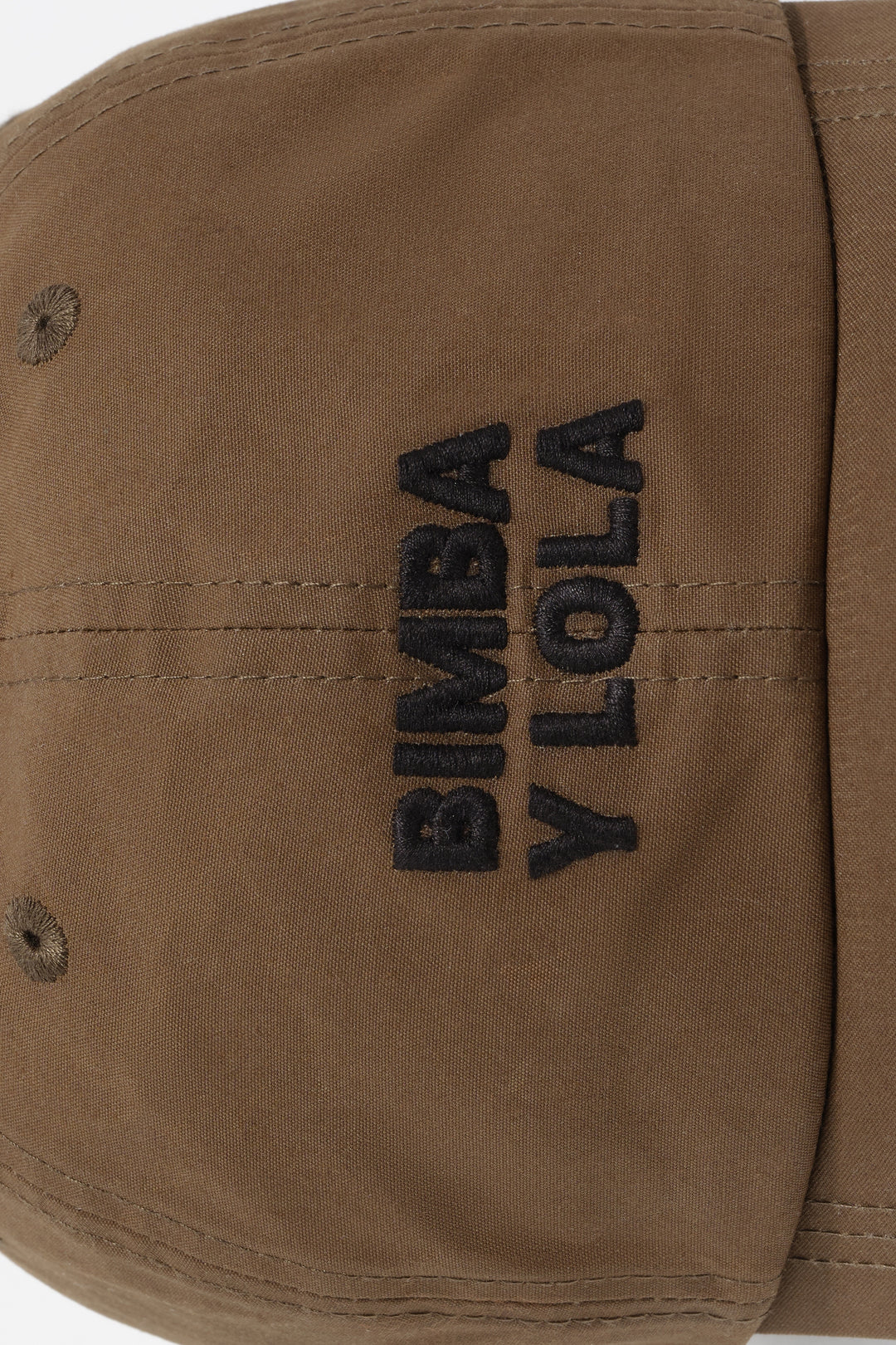 Brown cotton cap