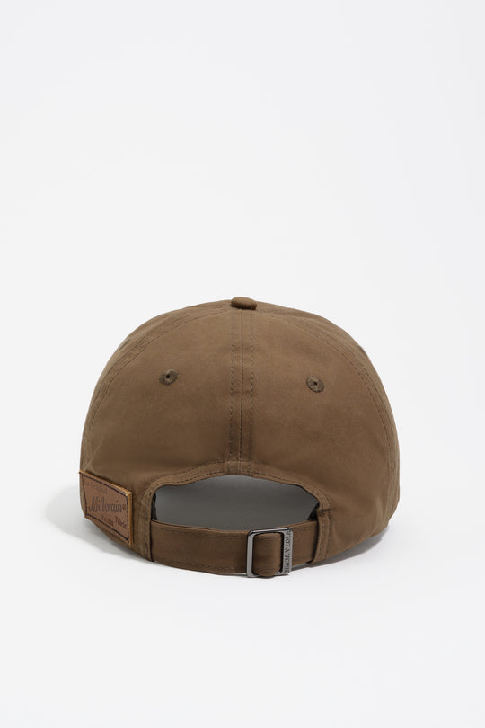 Brown cotton cap
