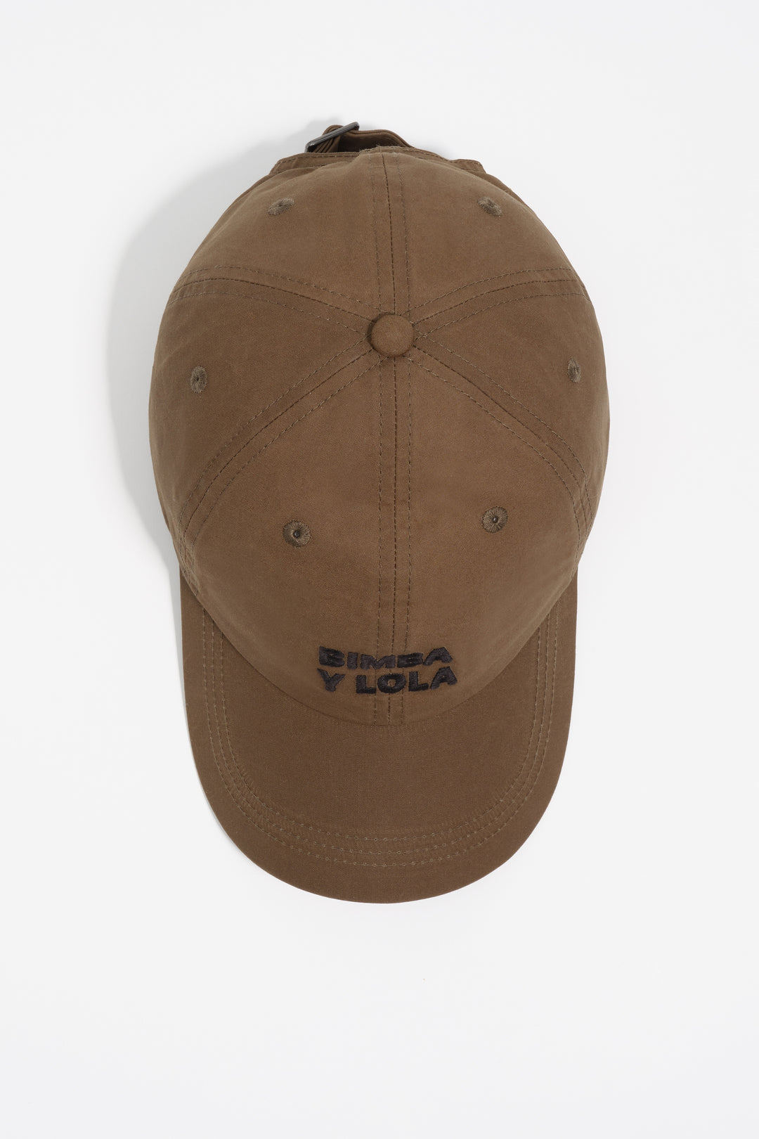 Brown cotton cap