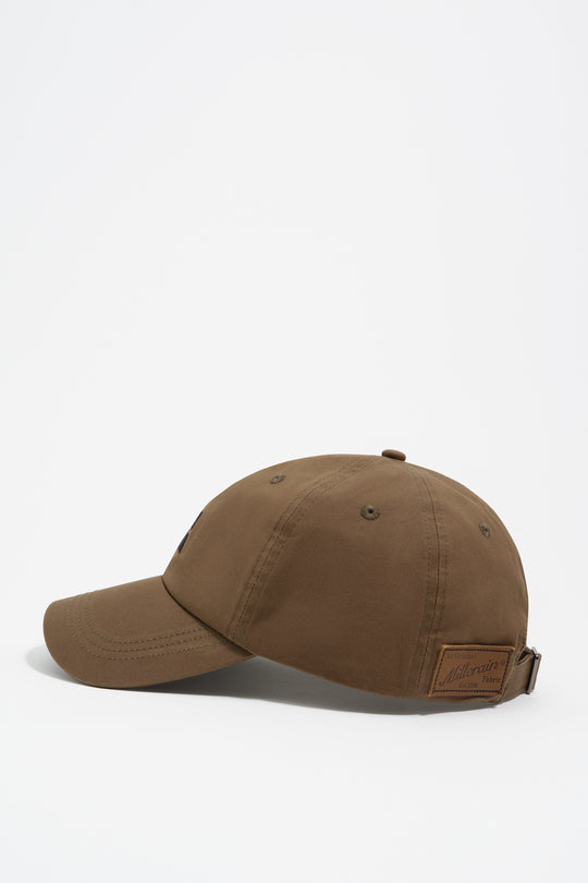 Brown cotton cap