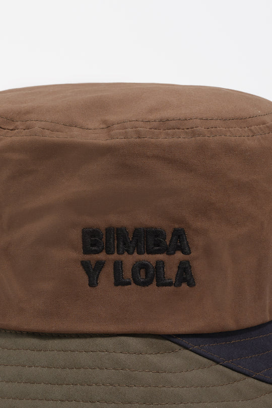 Patchwork cotton bucket hat