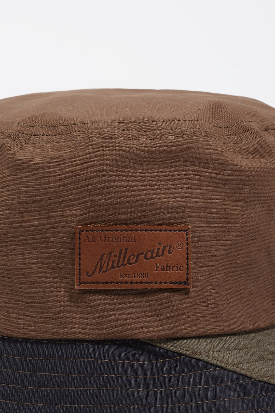 Patchwork cotton bucket hat