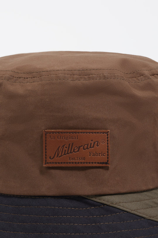 Patchwork cotton bucket hat