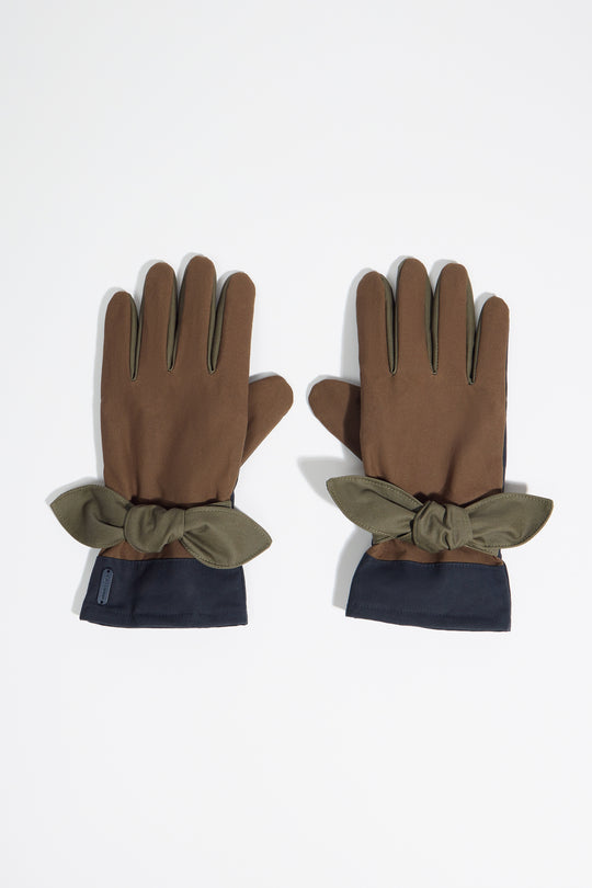 Cotton patchwork gloves