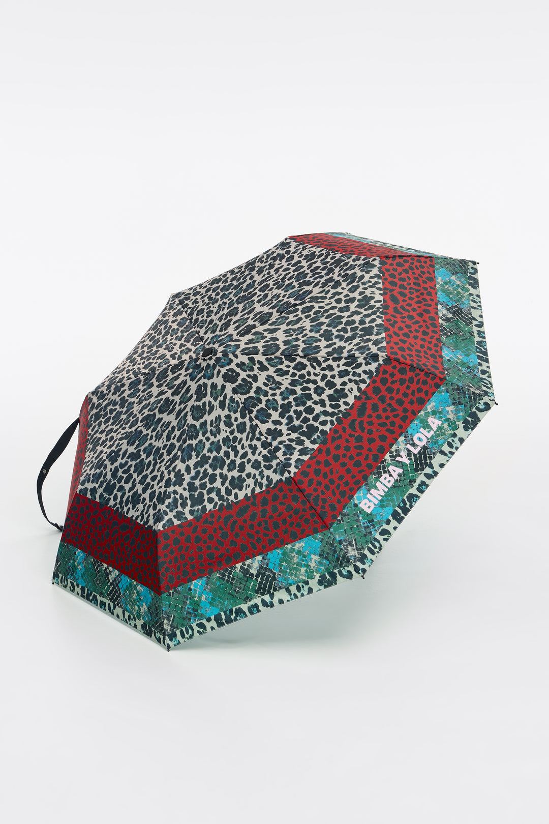 Leopard patchwork umbrella