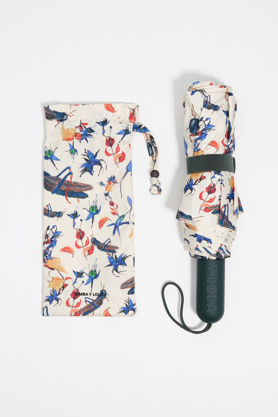 Crickets and flowers umbrella