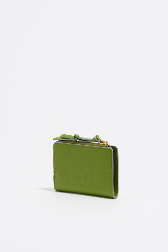 Kiwi leather purse