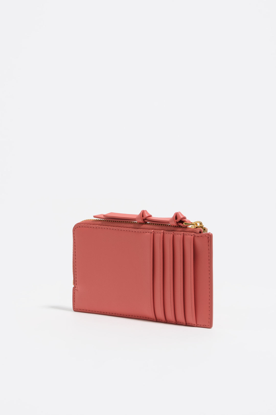 Bubblegum pink leather purse