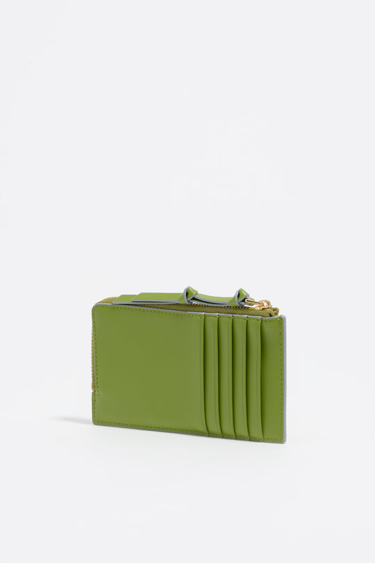 Kiwi leather purse