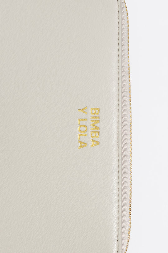Stone leather wallet