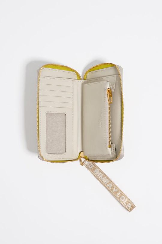 Stone leather wallet